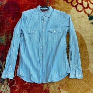 Perry Ellis Stripped button down shirt